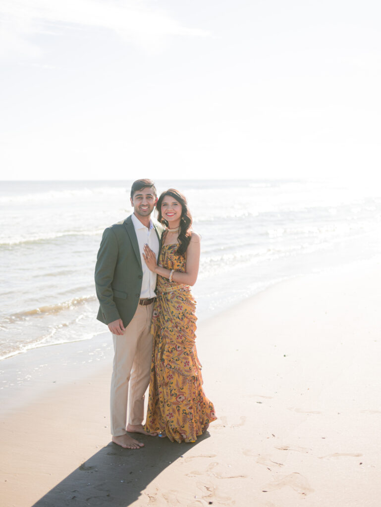 hindu isle of palms engagement session