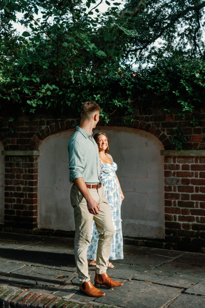 downtown charleston engagement session